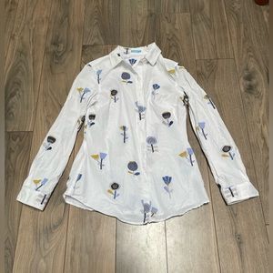 J McLaughlin Cotton Shirt EUC